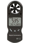 An�mom�tre num�rique portable 8 en 1 - vitesse du vent / temp�rature / humidit� / vent chill / indice ...