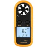 Anmomtre de poche, mini - jauge de vitesse du vent et de temprature avec cran lcd numrique pour ...