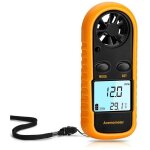 Anmomtre portable, anmomtre numrique lger, anmomtre et thermomtre avec cran lcd numrique pour ...