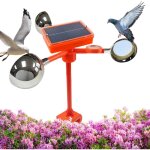 Animal ext�rieur solaire rotatif 360 degr�s - �pouvantail anti - oiseaux