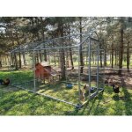 Animal valley - parc à poules - enclos 8m² Ø32mm 4x2x2, 25m - acier galvanisé Animal valley - parc à poules - enclos 8m² Ø32mm 4x2x2, 25m - acier galvanisé