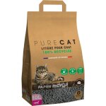 Liti�re granul�s compress�s en papier 100 % recycl�, 10 litres, pour chat animallparadise
