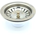 Acier panier de cr�pine d'acier pour �vier vidange du bassin siphon