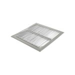 Anjos ventilation - grille de ventilation aluminium brut 300x300 - anjos : 6808