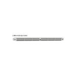 Anjos ventilation - grille de faade aluminium finition blanc 9010 gae2a pour mortaise 2 x (160 x 12 ...