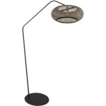 Anne lighting - lampadaire - zigzag - naturel noir - bambou m�tal