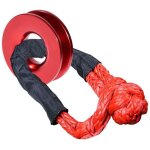 Anneau de rcupration de 41 000 lb pour treuil snatch - manille souple en corde synthtique robuste, ...