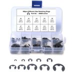 Anneau de retenue de circlip de rondelle de clip en m�tal e durable portable externe