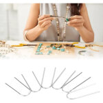 Anneau de saut en nichrome haute temp�rature, 100 pi�ces, mini crochets de suspension en u pour la fabrication ...