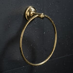 Anneau de serviette paulgurkes en or r�tro nostalgique