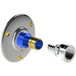 Anquier - applique robinet de jardin per � sertir applic'easy chrom� femelle �16 - 1 / 2'