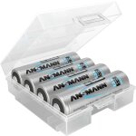 Box 4 bote de piles 4x lr3 (aaa), lr6 (aa) (l x l x h) 67 x 55 x 22 mm x37311 - ansmann