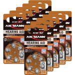 Piles auditives 312 1, 4v (lot de 10) - ansmann
