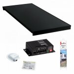 Pack antarion all black panneau solaire 160w + rgulateur solaire mppt10