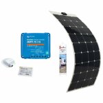 Antarion - pack panneau solaire souple 135w camping car van life + rgulateur solaire victron 220w 15a ...