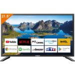 Antarion tv led 21. 5  54cm t�l�viseur full hd android smart tv camping car