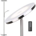 Anten lampadaire sur pied salon avec liseuse, nicke 30w lampe sur pied dimmable avec télécommande, 3 ... Anten lampadaire sur pied salon avec liseuse, nicke 30w lampe sur pied dimmable avec télécommande, 3 ...