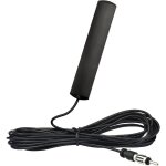 Antenne autoradio voiture brise collante adaptateur fiche din avec 3m cble compatible avec auto camion ...
