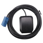 Antenne de navigation gps active pour vhicule fakra c voiture bleue ram -