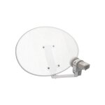 Parabole acier elliptique + lnb