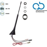 Antenne de toit am fm dab + inclinaison 76 12v externe phantome