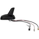 Antenne de toit fm dab + style requin din - m - smb - f - 12v externe