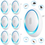 Anti - moustiques ultrasoniques, 6pcs r�pulsif ultrasonique pour souris, anti - rats, silencieux non ...