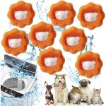 Anti poil machine � laver, boule anti poil, balle de lavage r�utilisable, attrape poils machine a laver ...