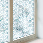 Anti regard film pour fen�tre 100x146 adh�sif d�coratif protection coll�s sur le verre vitrail pour chambre ...