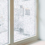 Anti regard film pour vitre 50x116 cm protection adh�sif pour chambre cuisine salle de bain vitrail d�coratif ...