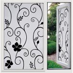 Anti - uv 45 x 200 cm, anti regard adhesif pour vitre brise vue fenetre film pour vitre film electrostatique ...