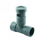 Interplast ? t� anti vide 40 mm ? raccord femelle - femelle ? pvc avec microbilles ? clapet d�montable ...