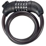 Antivol � c�ble robuste � 5 chiffres avec support de fixation pour v�los de route et vtt