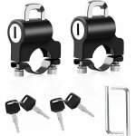 Antivol casque moto de antivol attache casque accessoire moto casque antivol verrouillage avec cl�s cadenas ...