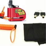Antivol de disque de moto avec alarme 110 db, alarme antivol de disque de moto pour moto / v�lo / scooter, ...