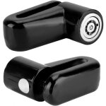 Antivol moto en deux parties - antivol de roue de frein de type goupille pour moto et scooter (noir)