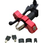 Antivol moto robuste, 1 pièce, réglable, antivol pour guidon de vélo, pour cyclomoteurs, motos, scooters, ... Antivol moto robuste, 1 pièce, réglable, antivol pour guidon de vélo, pour cyclomoteurs, motos, scooters, ...