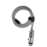 Hama - antivol pour pc portable ''usb'', cadenas � combinaison � 4 chiffres, acier c