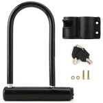 Antivol de scurit en u pour vlo et moto en alliage de zinc robuste