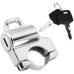 Kkmoon - antivol universel pour casque moto 22mm - cadenas  combinaison pour guidon - 2 cls incluses ...