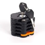 Antivol velo antivol pliable pour vlo, haut niveau de scurit, 83cm, avec support et 2 cls, serrure ...