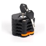Antivol velo antivol pliable pour vlo, haut niveau de scurit, 83cm, avec support et 2 cls, serrure ...