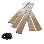 Aob diffusion - 5 lattes + embouts - 874x48x8 mm - pour sommier / bz / clic clac Aob diffusion - 5 lattes + embouts - 874x48x8 mm - pour sommier / bz / clic clac