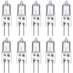 Aougo - ampoules halog�nes g4, lampe de base � broche halog�ne g4 12v 20w, 2800k blanc chaud gradable ...