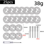 Apex 25 mini disques de coupe diamant�s, adapt�s aux meuleuses �lectriques dremel avec mandrins de 3 ...