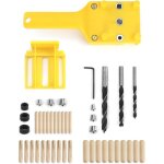 Apex 44 pi�ces gabarit de percage tourillon, guide de percage avec but�e parall�le, kit de gabarit de ...