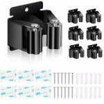 Apex 6 pi�ces porte balai, accroche balai mural, supports de serpill�re pour salle de bain, cuisine, ...