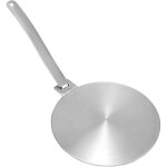Apex adaptateur induction plaque, plaque de diffusion de chaleur, acier inoxydable, 20cm, pour plaque ...