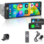 Apex autoradio 1 din avec �cran tactile (6, 9 ) compatible avec apple carplay [wireless] / android auto(charge ...