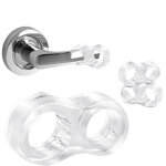 Apex ensemble de 10 but�es de porte transparentes en pvc - double trou - prot�ge les portes et les murs ...